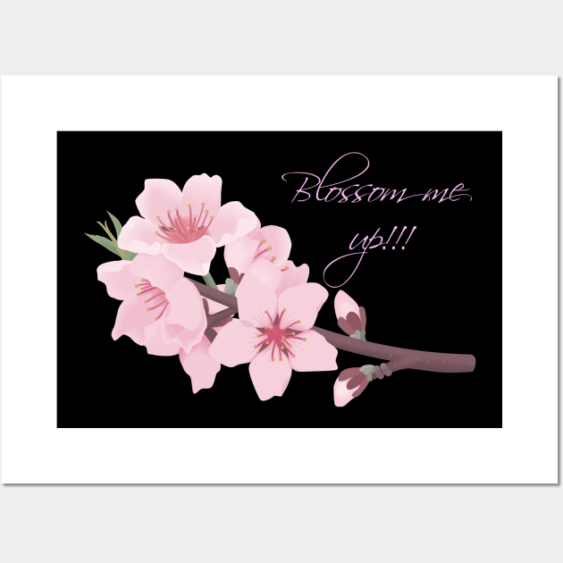 Blossom me up Wall Art by NikGenArtGroup